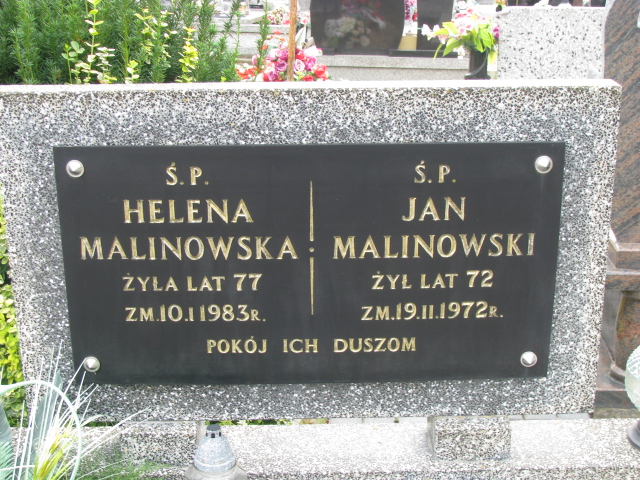Helena Malinowska  1905 Wolbórz - Grobonet - Wyszukiwarka osób pochowanych