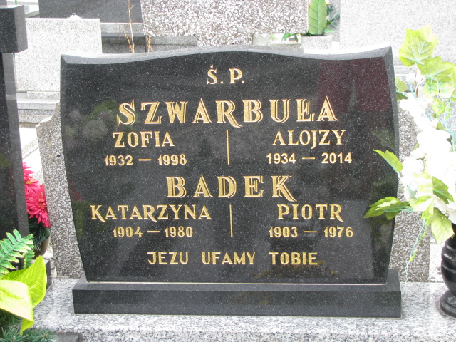 Zofia Szwarbuła 1932 Wolbórz - Grobonet - Wyszukiwarka osób pochowanych