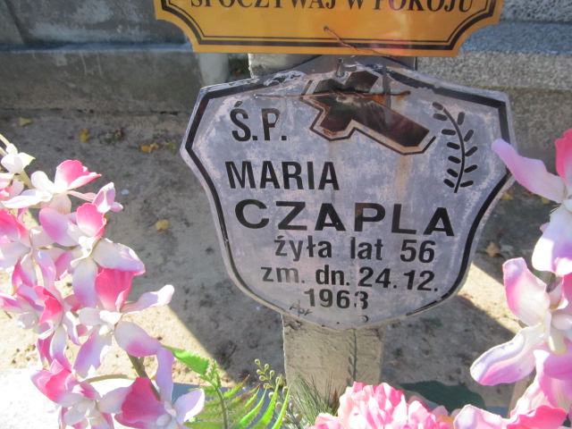 Maria Czapla  Wolbórz - Grobonet - Wyszukiwarka osób pochowanych