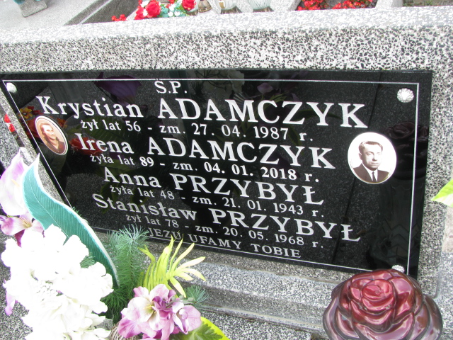 Irena Adamczyk 1928 Wolbórz - Grobonet - Wyszukiwarka osób pochowanych