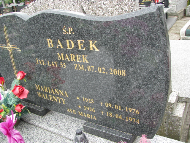 Marianna Badek 1924 Wolbórz - Grobonet - Wyszukiwarka osób pochowanych