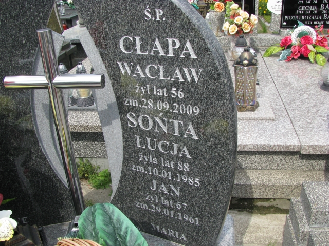 Łucja Sońta 1896 Wolbórz - Grobonet - Wyszukiwarka osób pochowanych