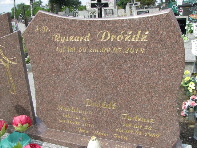 Ryszard Dróżdż 1958 Wolbórz - Grobonet - Wyszukiwarka osób pochowanych