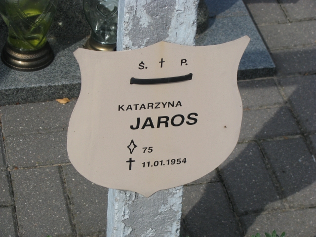 Katarzyna Jaros Wolbórz - Grobonet - Wyszukiwarka osób pochowanych