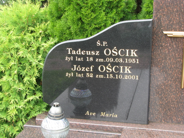 Marianna Ościk 1909 Wolbórz - Grobonet - Wyszukiwarka osób pochowanych