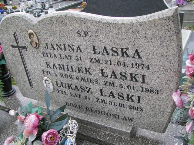 Kamil Marek Łaski 1981 Wolbórz - Grobonet - Wyszukiwarka osób pochowanych