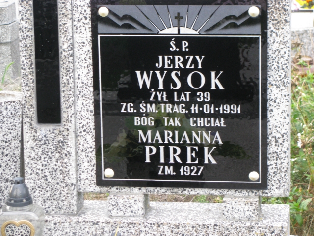 Jerzy Henryk Wysok 1952 Wolbórz - Grobonet - Wyszukiwarka osób pochowanych