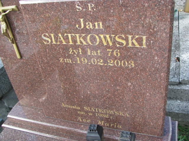 Teresa Siatkowska 1934 Wolbórz - Grobonet - Wyszukiwarka osób pochowanych