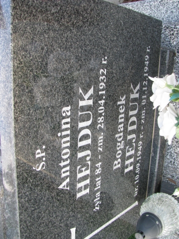 Grób Bogdan Hejduk