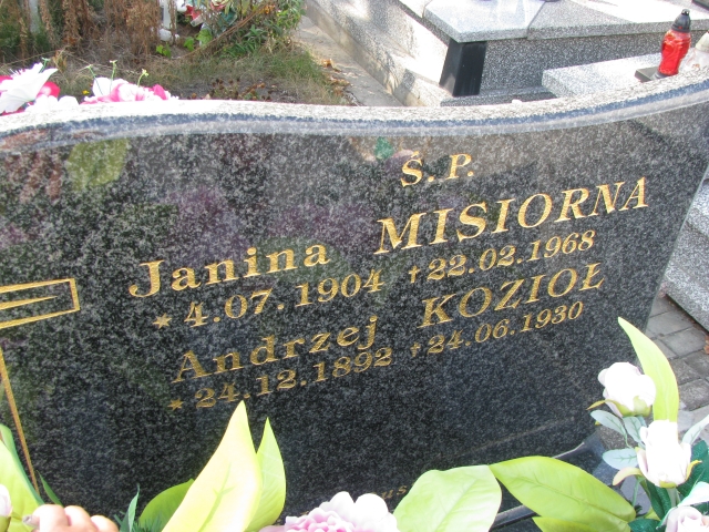 Andrzej Kozioł 1892 Wolbórz - Grobonet - Wyszukiwarka osób pochowanych