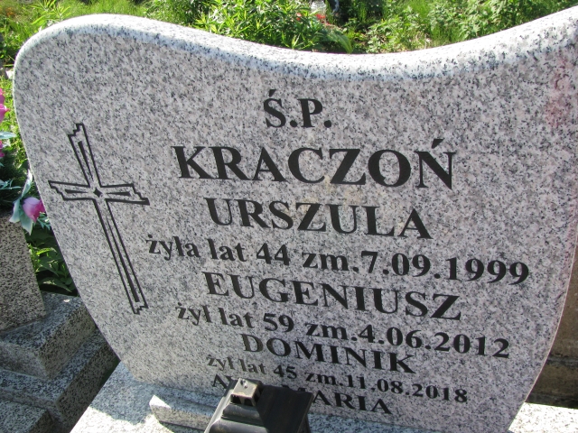 Eugeniusz Kraczoń 1953 Wolbórz - Grobonet - Wyszukiwarka osób pochowanych