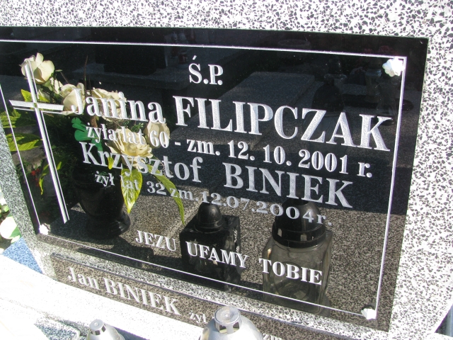 Janina Filipczak 1941 Wolbórz - Grobonet - Wyszukiwarka osób pochowanych