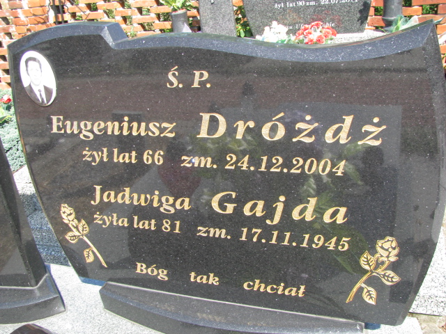 Eugeniusz Franciszek Dróżdż 1938 Wolbórz - Grobonet - Wyszukiwarka osób pochowanych