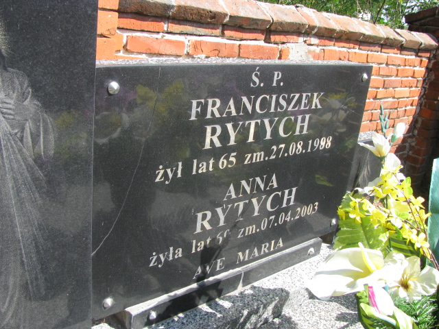 Franciszek Rytych 1933 Wolbórz - Grobonet - Wyszukiwarka osób pochowanych