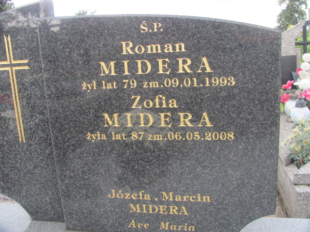 Roman Midera  1914 Wolbórz - Grobonet - Wyszukiwarka osób pochowanych