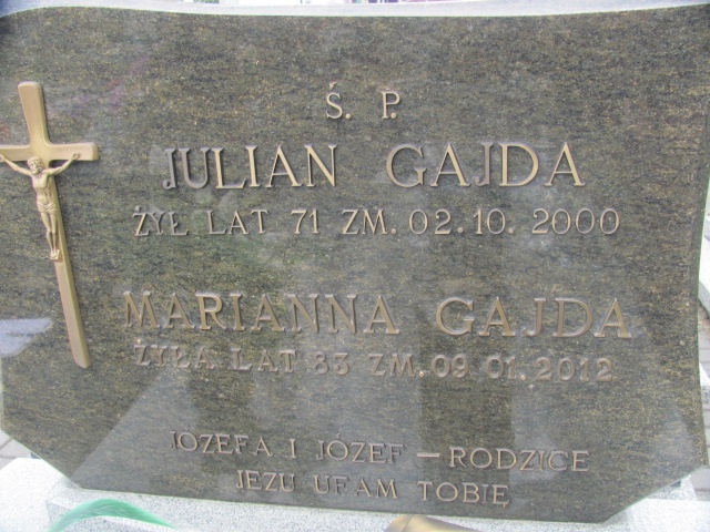 Marianna Gajda 1928 Wolbórz - Grobonet - Wyszukiwarka osób pochowanych