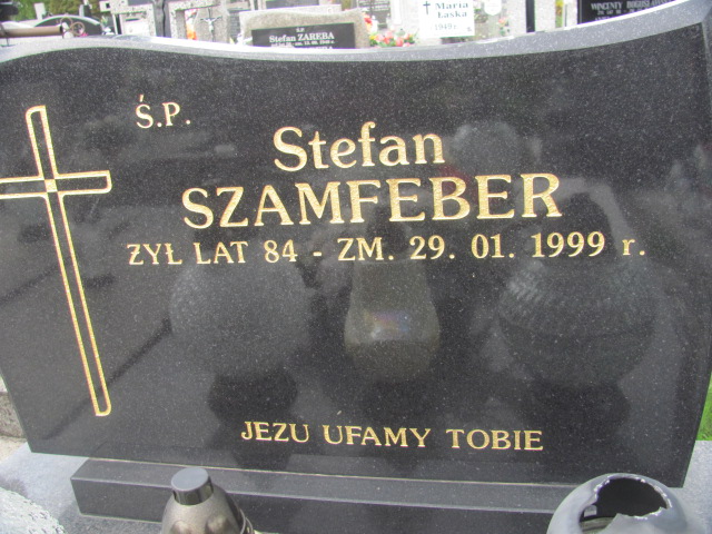 Stefan Szamfeber 1914 Wolbórz - Grobonet - Wyszukiwarka osób pochowanych