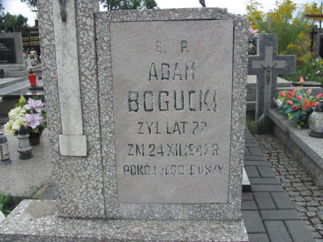 Adam Bogucki Wolbórz - Grobonet - Wyszukiwarka osób pochowanych