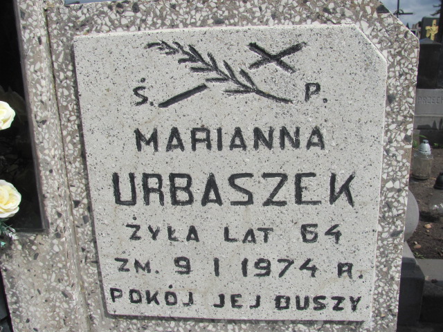 Marianna Urbaszek Wolbórz - Grobonet - Wyszukiwarka osób pochowanych