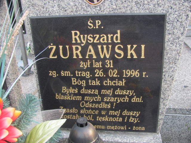 Ryszard Żurawski 1964 Wolbórz - Grobonet - Wyszukiwarka osób pochowanych