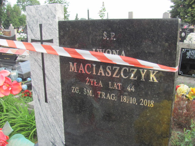 Iwona Maciaszczyk 1974 Wolbórz - Grobonet - Wyszukiwarka osób pochowanych