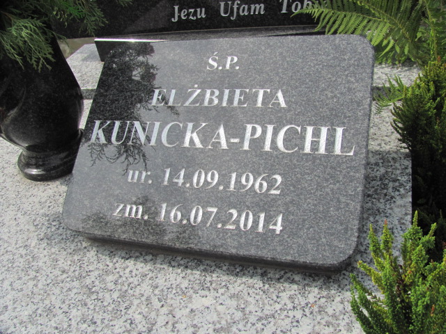 Elżbieta Kunicka Pichl 1962 Wolbórz - Grobonet - Wyszukiwarka osób pochowanych