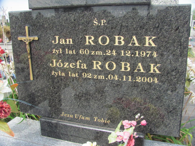 Jan Robak Wolbórz - Grobonet - Wyszukiwarka osób pochowanych