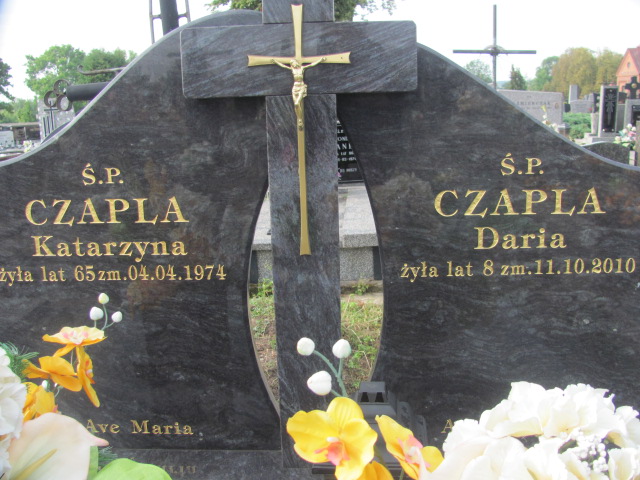 Katarzyna Czapla Wolbórz - Grobonet - Wyszukiwarka osób pochowanych