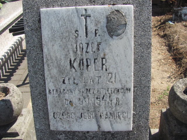 Józef Koper  Wolbórz - Grobonet - Wyszukiwarka osób pochowanych