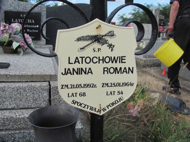 Janina Latocha  1924 Wolbórz - Grobonet - Wyszukiwarka osób pochowanych