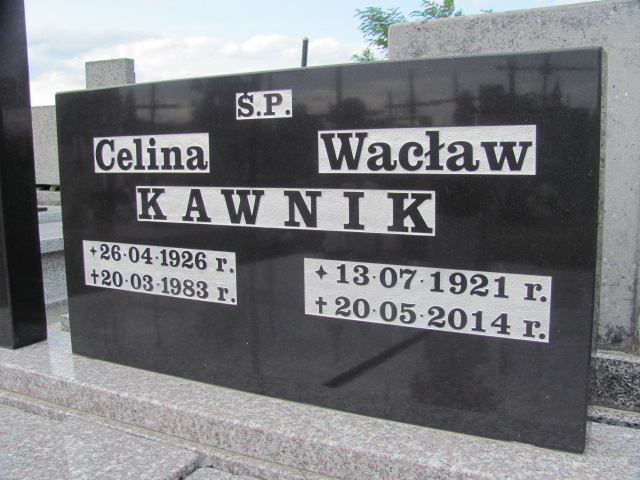 Wacław Kawnik 1921 Wolbórz - Grobonet - Wyszukiwarka osób pochowanych