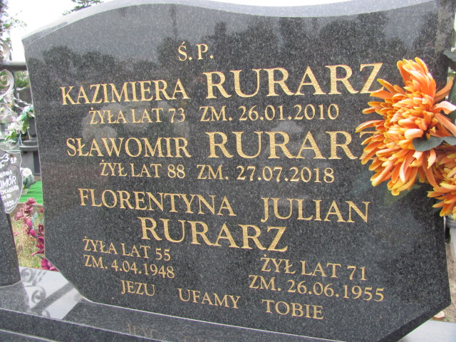  Rurarz Wolbórz - Grobonet - Wyszukiwarka osób pochowanych