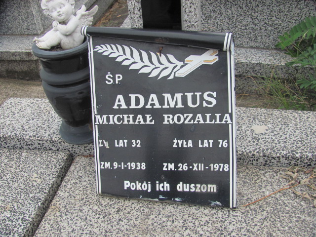 Michał Adamus Wolbórz - Grobonet - Wyszukiwarka osób pochowanych