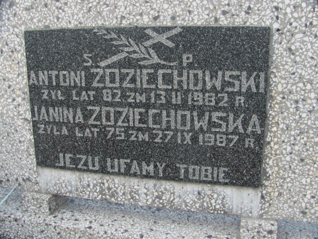 Janina Zdziechowska  1912 Wolbórz - Grobonet - Wyszukiwarka osób pochowanych