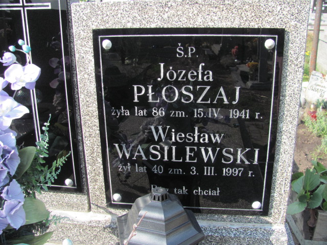 Wiesław Wasilewski 1957 Wolbórz - Grobonet - Wyszukiwarka osób pochowanych