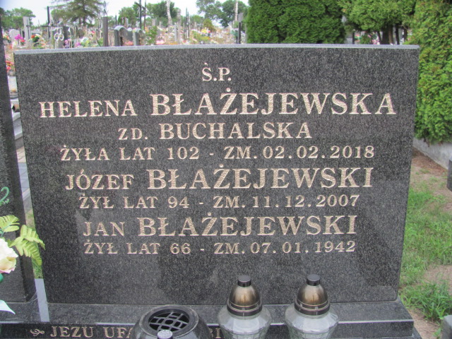 Jan Błażejewski Wolbórz - Grobonet - Wyszukiwarka osób pochowanych