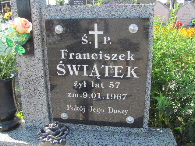 Franciszek Świątek Wolbórz - Grobonet - Wyszukiwarka osób pochowanych