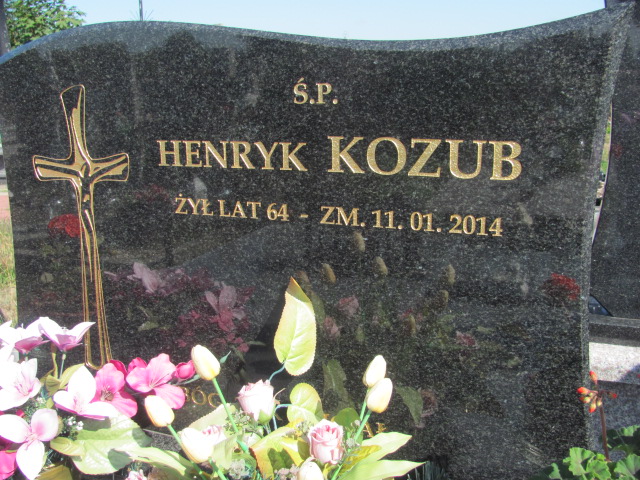 Henryk Kozub 1949 Wolbórz - Grobonet - Wyszukiwarka osób pochowanych