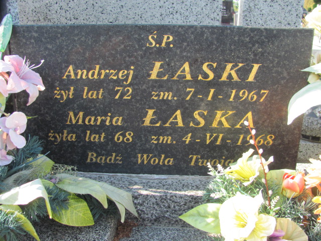 Andrzej Łaski Wolbórz - Grobonet - Wyszukiwarka osób pochowanych